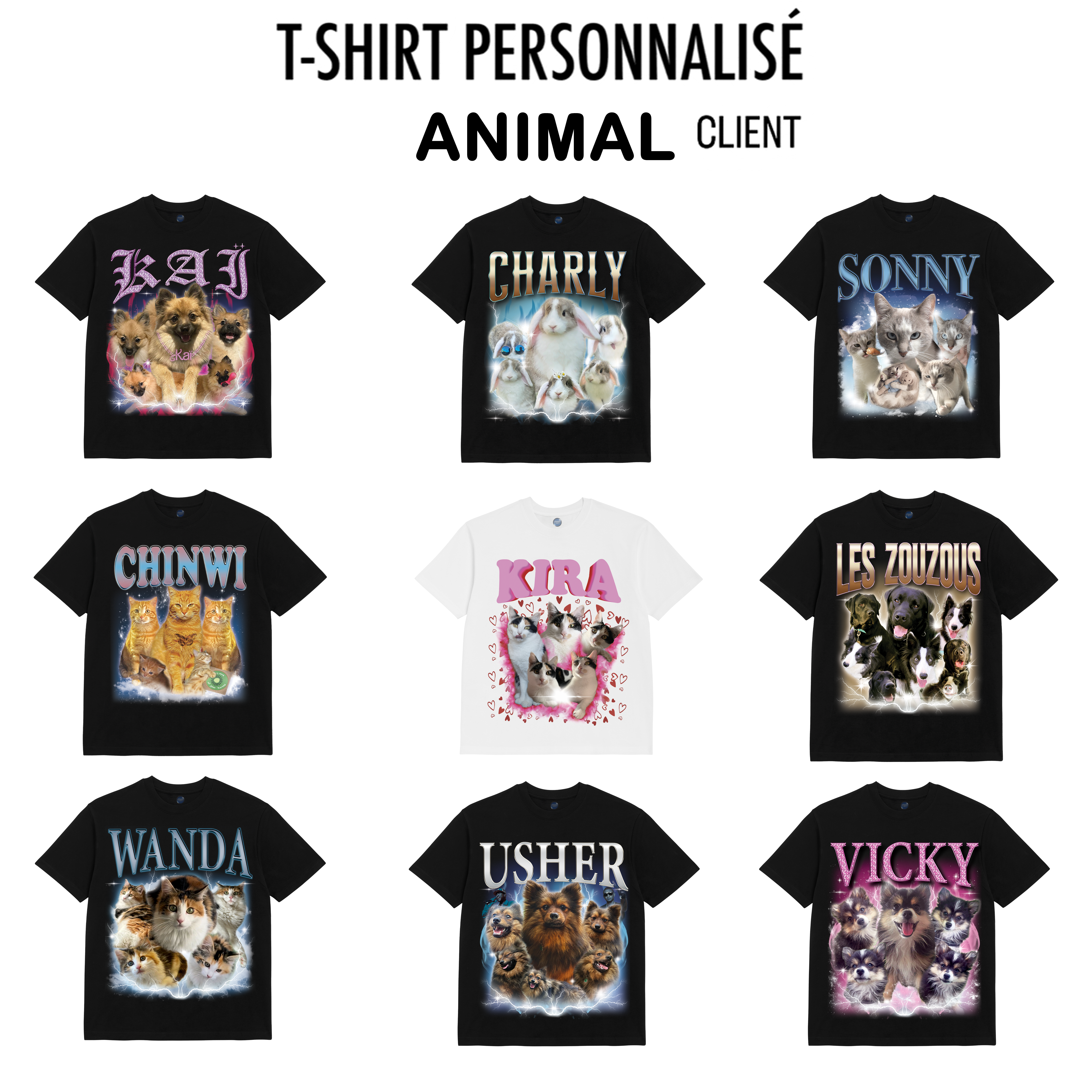 T-shirt Personnalisé - Animal de compagnie