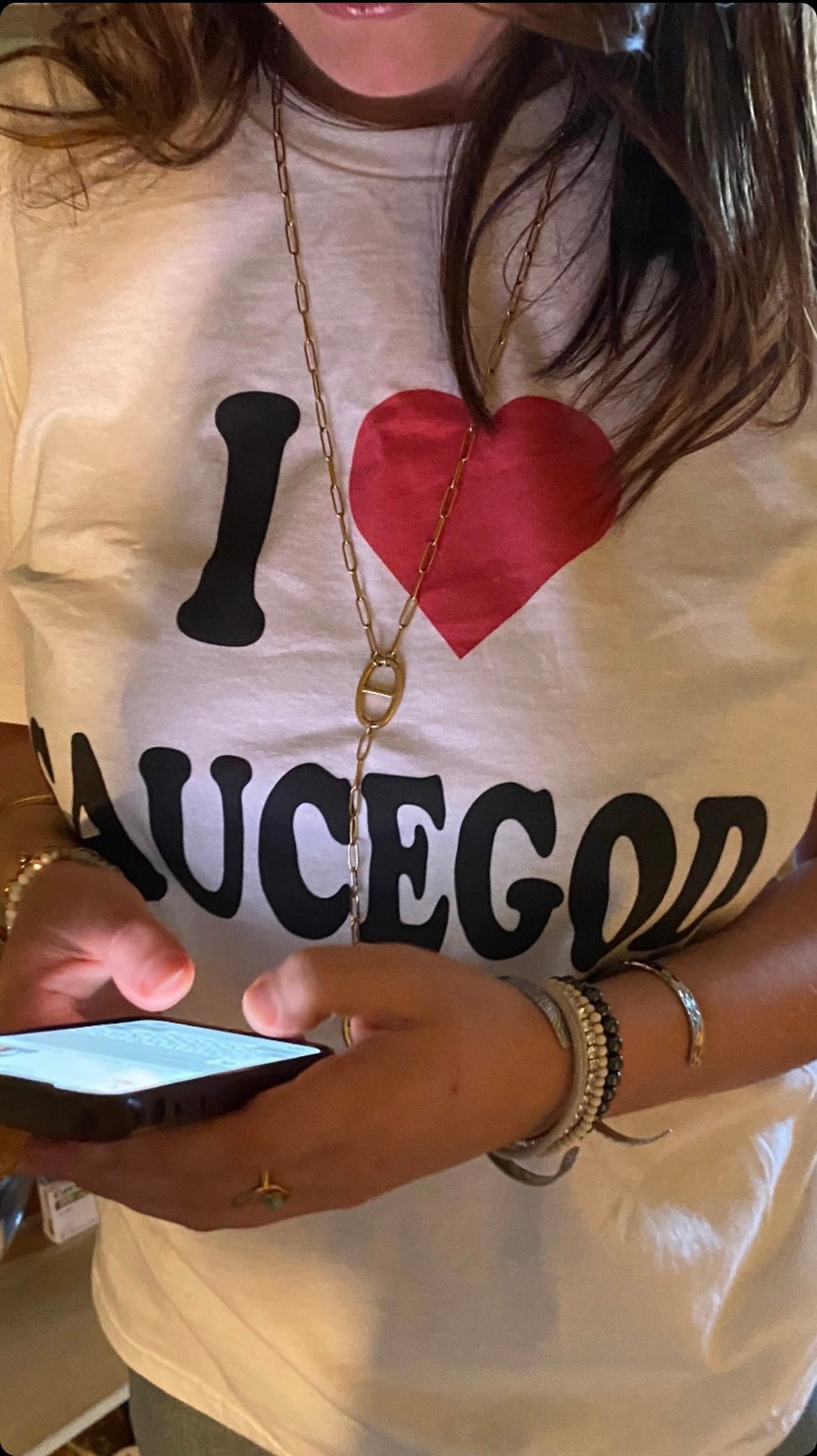 T-shirt - I love saucegod