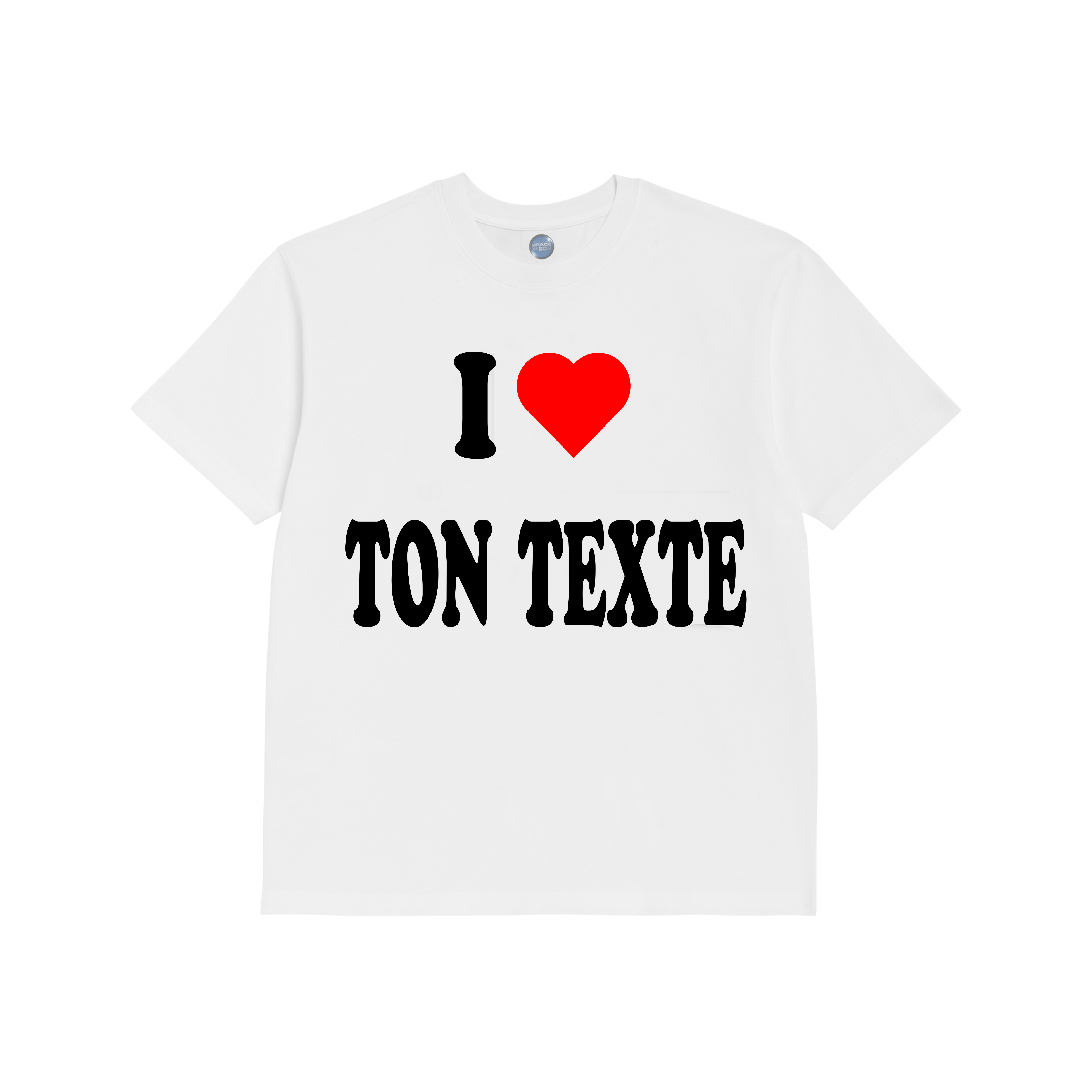 T-shirt Personnalisé - I love