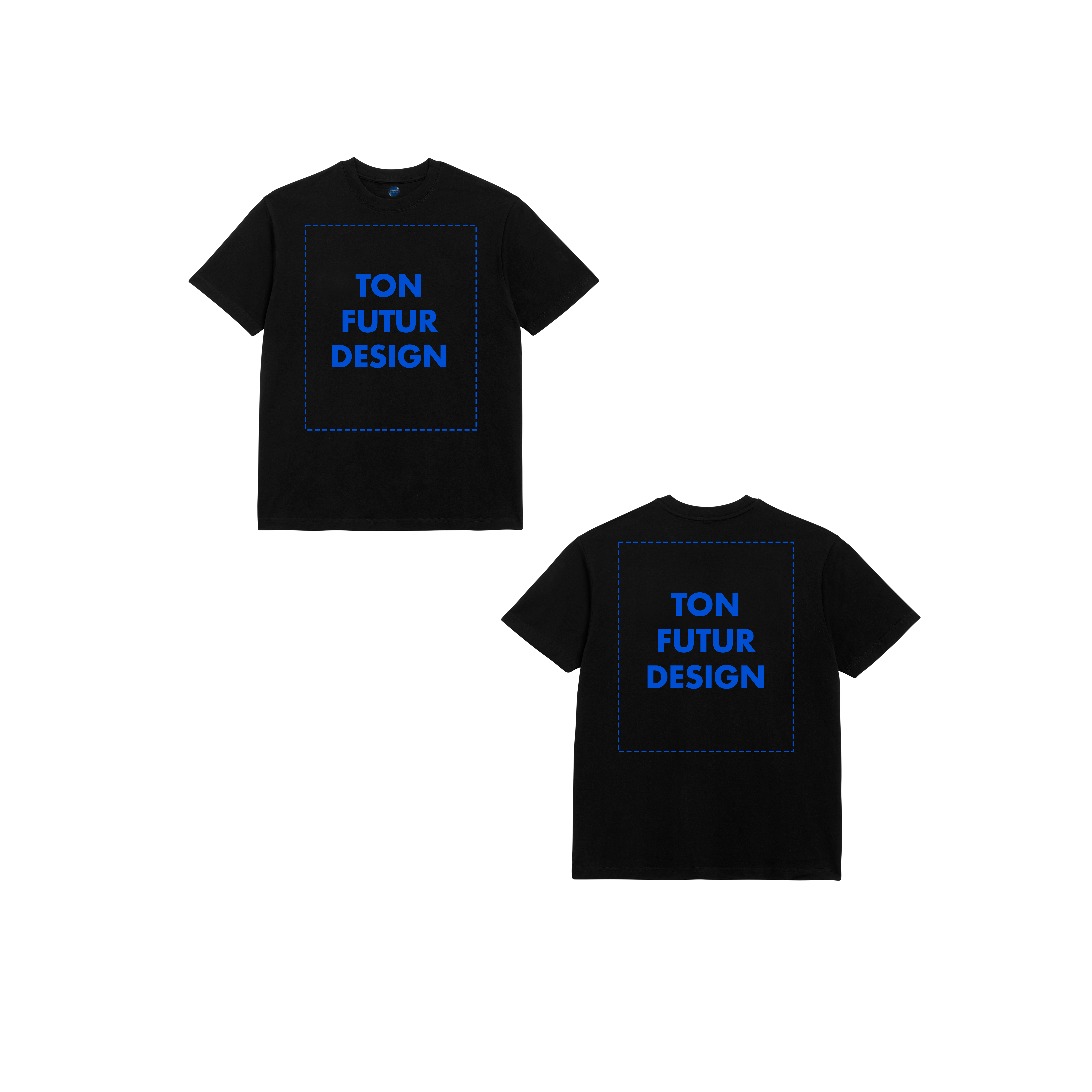 T-shirt 2 design en 1